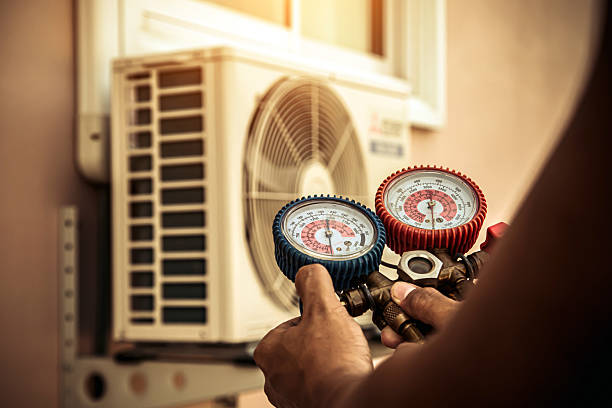 Professional Hvac technician working in Hollister, CA